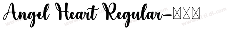 Angel Heart Regular字体转换